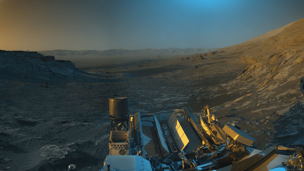 A Picture Postcard From Curiosity’s Navcams
